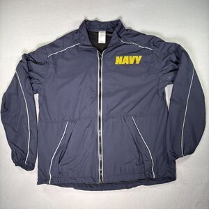 US Navy Running Jacket Jogging Physical-Training USN PT Reflective Small Regular